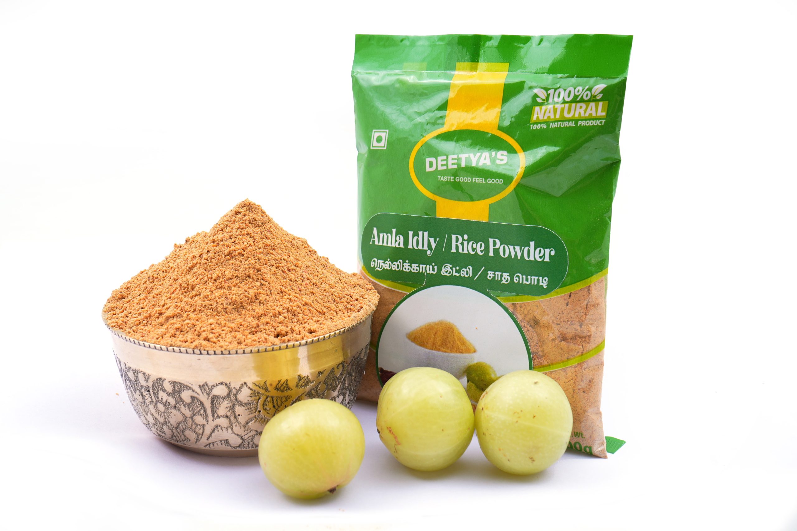 Amla Idly / Rice Powder நெல்லிக்காய் இட்லி /சாதப்பொடி